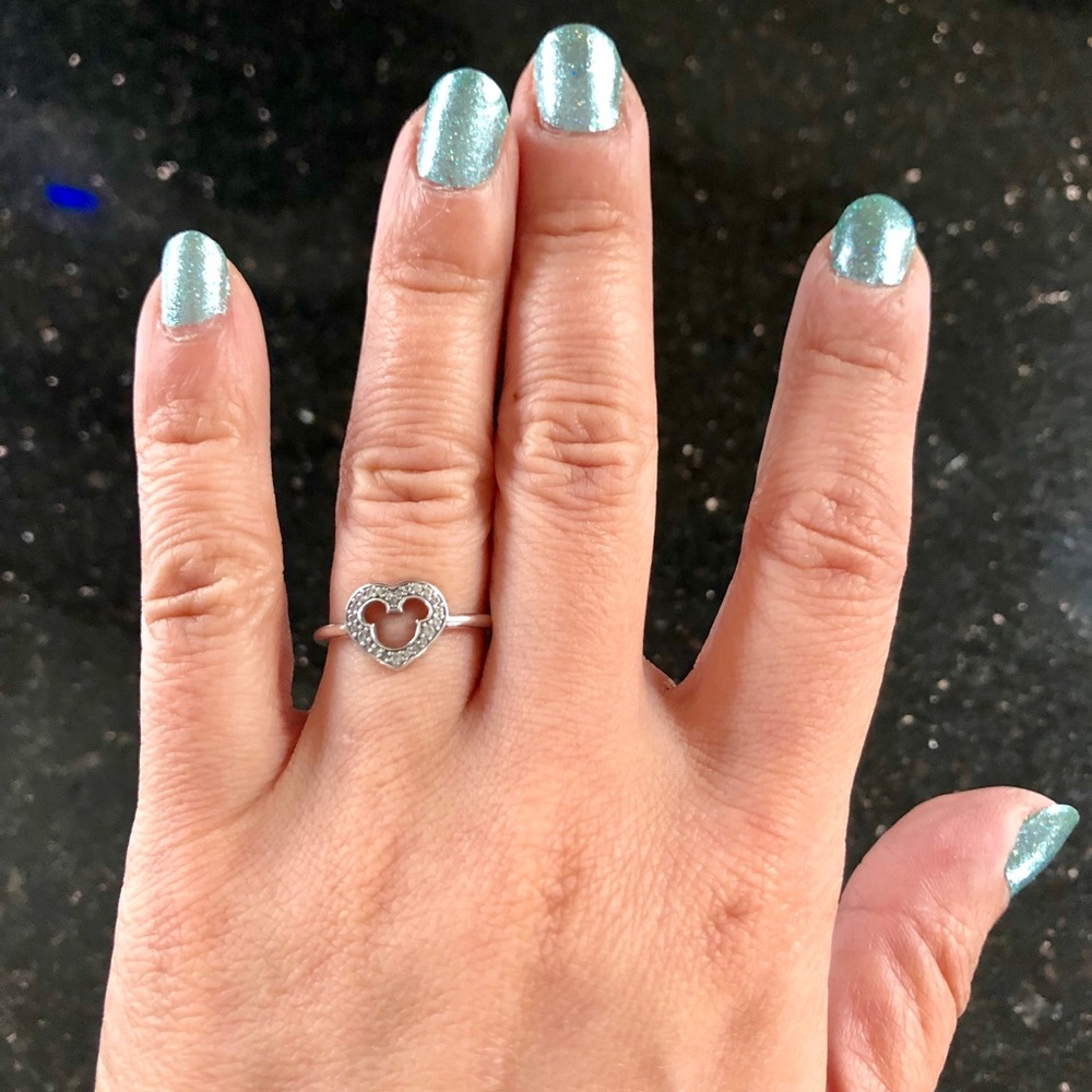Pandora Mickey Silhouette Ring